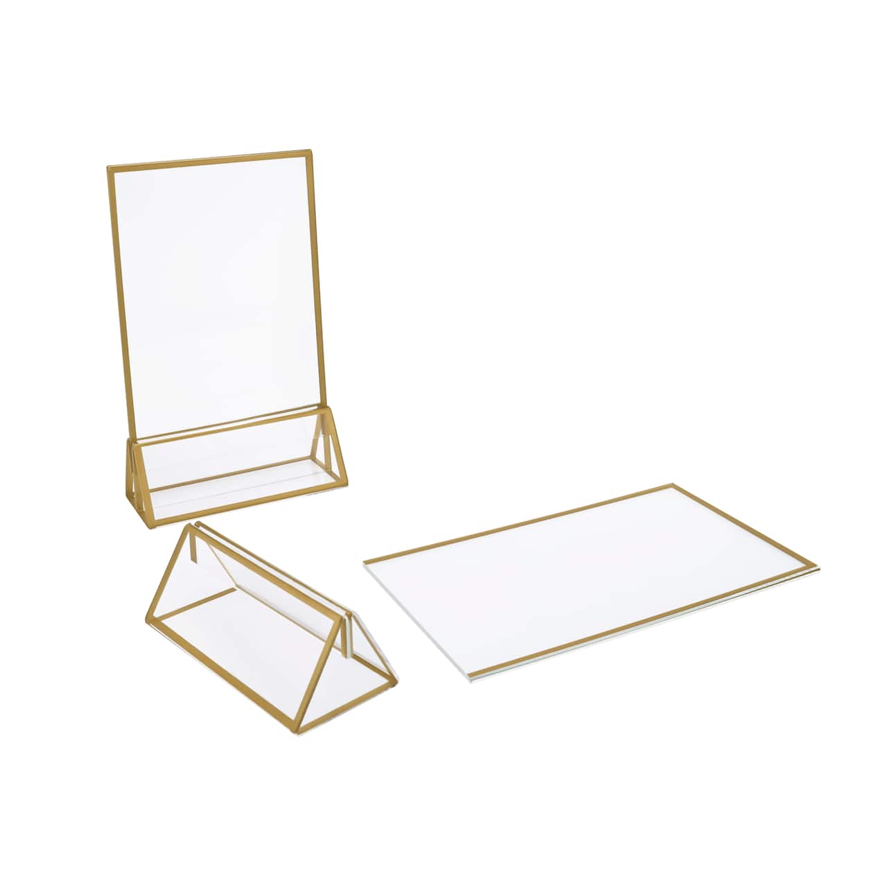 8 Packs: 6 ct. (48 total) 4" x 6" Gold Acrylic Sign Holders by Celebrate It™